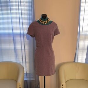 Ann Taylor Black and White Patterned Mini Dress